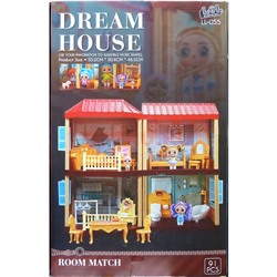 Кукольный дом DREAM HOUSE , 91 деталь