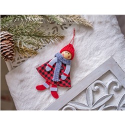 Ёлочная игрушка МАЛЫШКА ЛУ, текстиль, 15 см, Due Esse Christmas