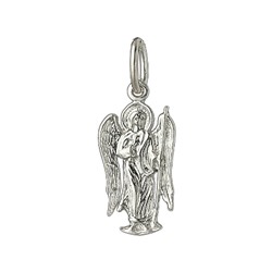 Ангел Хранитель из серебра литье