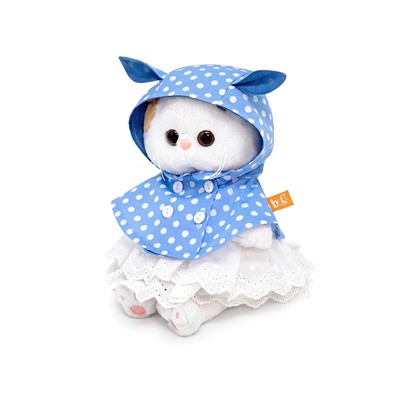 Мягкая игрушка Кошечка Лили Baby в кейпе с капюшоном 20 см, Budi Basa