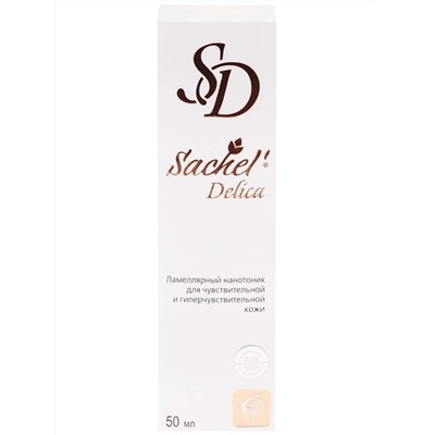 Тоник для лица "Sachel Delica" Для чувствительной кожи с протеинами шелка, 50 мл
