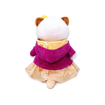 Мягкая игрушка Кошечка Лили в куртке с пчелкой 24 см, Budi Basa