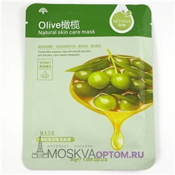 Тканевая маска для лица с экстрактом оливы Hchana Olive