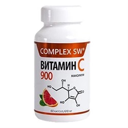 Витамин C 900 + А, D3, Е, селен, экстракты растений 60 капсул по 610 мг