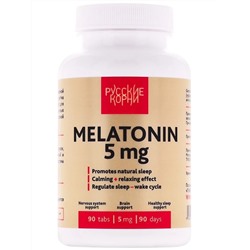 Мелатонин 5 мг. Крепкий сон, восстановление цикла день-ночь, 90 таблеток