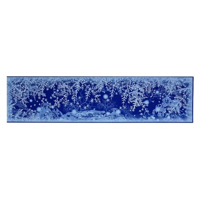 Стикер-бордюр для декорирования окна СНЕЖНЫЕ ВЕТОЧКИ, 64х15 см, Koopman International