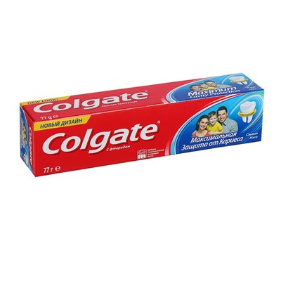 Зубная паста Colgate «Максимальная защита от кариеса», свежая мята, 50 мл