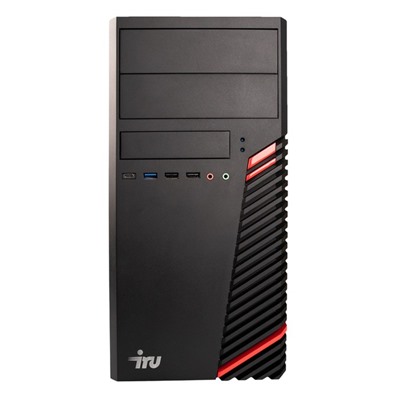 ПК IRU Home 310H6SM MT i3 12100 (3.3) 16Gb SSD256Gb UHDG 730 Free DOS GbitEth 400W черный (   106685