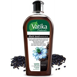 Масло для Силы и Блеска волос с черным тмином - Dabur Vatika Black Seed Oil, 200 мл