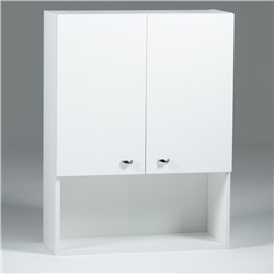 Шкаф для ванной комнаты "Вега 6004" белый, 60 х 24 х 80 см