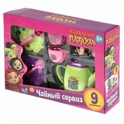 Детский игровой набор Чайный сервиз для девочек Сказочный патруль (Посуда)