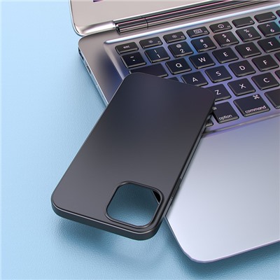 Чехол Hoco, для iPhone 13 Pro Max, полиуретан (TPU), толщина 1 мм, черный