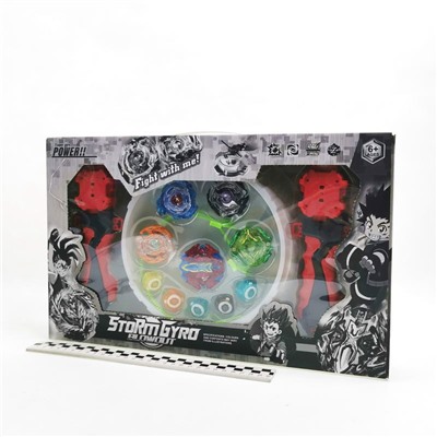 Бейблэйд Арена Storm набор 5волчков,2ручки,2запуска (BeyBlade-Волчок)(№10295) в коробке