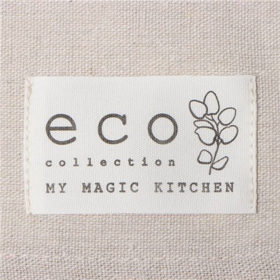 Полотенце Доляна My magic kitchen, 35х60±2 см, рогожка, хлопок, 160 г/м2