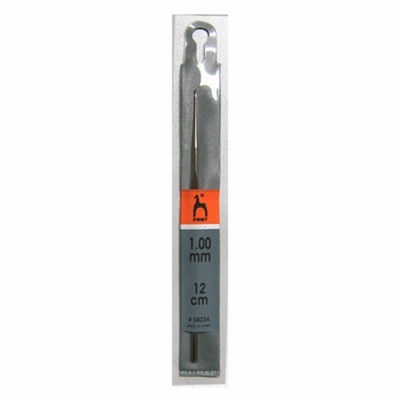 Крючок вязальный "PONY" 12 см/1 мм сталь