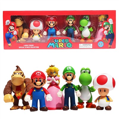 Набор Экшн-фигурки " Super Mario Bros " 6в1