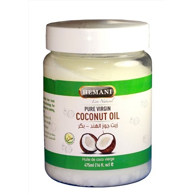 Масло Кокосовое высшего качества - Hemani pure virgin, Coconut oil, 475 мл