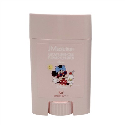 Jmsolution Солнцезащитный стик с экстрактом розы / Glow Luminous Flower Light Sun Stick  SPF50+PA++++ Disney Minnie, 21 г