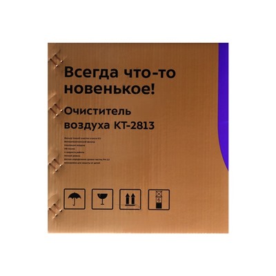 Очиститель воздуха Kitfort КТ-2813, 20 Вт, 200 м3/ч, до 25 м2, ионизация, белый