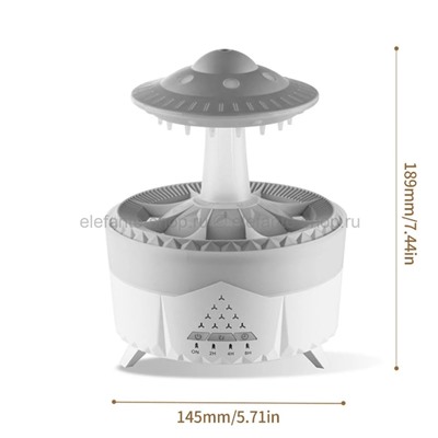 Увлажнитель-аромадиффузор-ночник Raindrop Aromatherapy Machine MA-619 White (96)