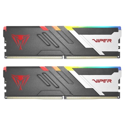 Память DDR5 2x32GB 5600MHz Patriot PVVR564G560C40K Viper Venom RGB RTL Gaming PC5-44800 CL4   106503