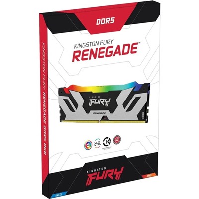 Память DDR5 2x32GB 6000MHz Kingston KF560C32RSAK2-64 Fury Renegade Silver RGB RTL Gaming PC   106502