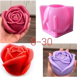 3D-форма силиконовая роза большая