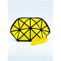 КИТАЙ. COSMETIC BAG - РОМБОВИДНАЯ КОСМЕТИЧКА ПЕНАЛ ЖЕЛТАЯ COSMETIC BAG YELLOW, 1 ШТ.