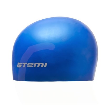 Шапочка для плавания Atemi SC302, силикон, цвет синий