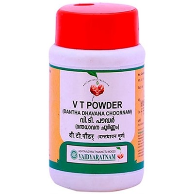 Зубной порошок (V T Powder Dantha Dhavana Choornam), Vaidyratnam, 50г