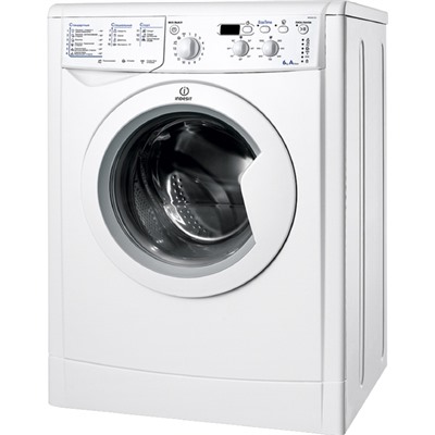 Стиральная машина Indesit IWSD 6105 B (CIS).L, класс A, 1000 об/мин, 6 кг, белая