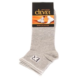 Носки Clever S108_мелаеж серый