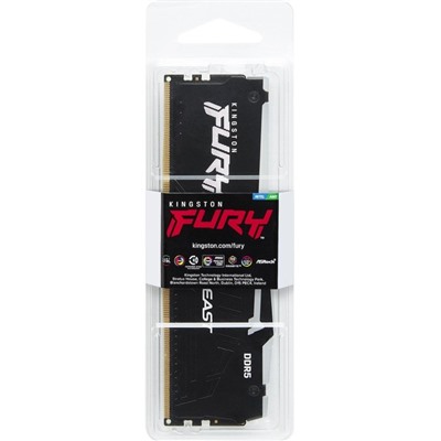 Память DDR5 32GB 6000MHz Kingston KF560C40BBA-32 Fury Beast RGB RTL Gaming PC5-48000 CL40 D   106502