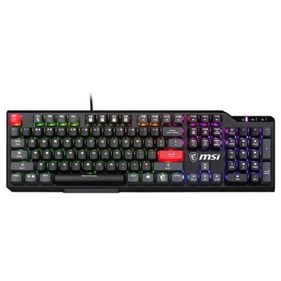 Клавиатура MSI VIGOR GK41 DUSK LR RU механическая черный/серый USB Multimedia for gamer LED   106689