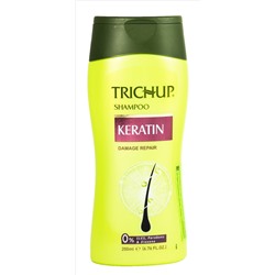 Шампунь с Кератином - Восстановление поврежденных волос - Trichup Keratin Damage Repair, 200 мл