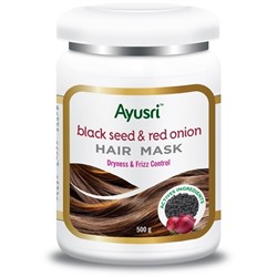 Маска для сухих и вьющихся волос с Черным Тмином и Красным Луком  (Black Seed and Red Onion Hair Mask) Ayusri, 500 г