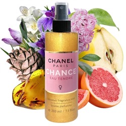 Парфюмированный спрей для тела с шиммером Chanel Chance Eau Tendre