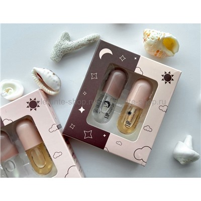 Увлажняющий и восстанавливающий набор блесков для губ Lip Plumper Set 2х5,5ml