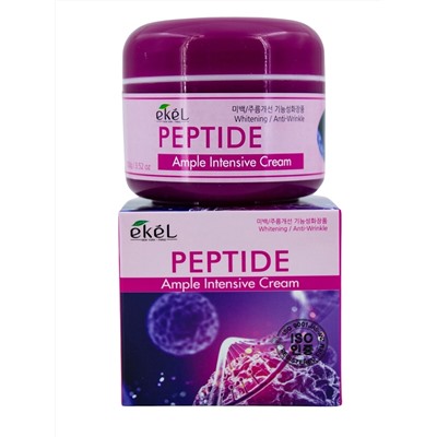 EKEL - КРЕМ ДЛЯ ЛИЦА С ПЕПТИДАМИ AMPLE INTENSIVE CREAM PEPTIDE, 100 МЛ