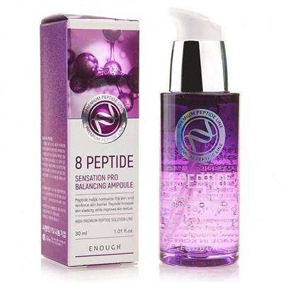 Сыворотка для лица Enough 8 Peptide Sensation Pro Balancing Ampoule