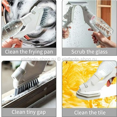 Щетка для уборки со сменными насадками Water Spray Cleaning Kits 4in1 TV-626