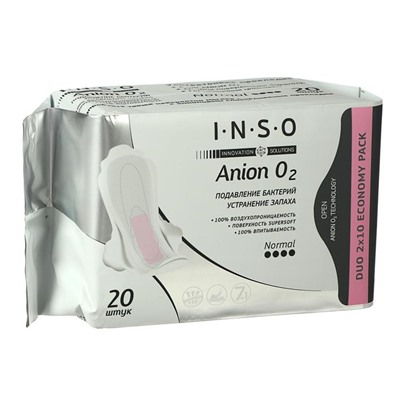 Прокладки «INSO» Anion O2, normal, 20 шт.