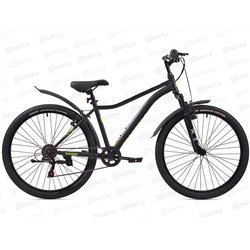Велосипед 24 6ск RUSH HOUR Х600 V-brake ST черный рама 16, 388568