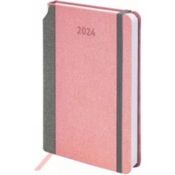 Ежедневник датированный на 2024 год Mosaic, розовый, А5