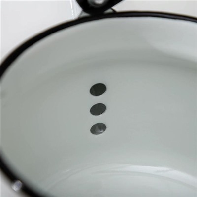 Чайник цилиндрический, 1,5 л, индукция, деколь МИКС, цвет белый