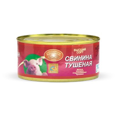 Свинина тушеная высшего сорта 325 г