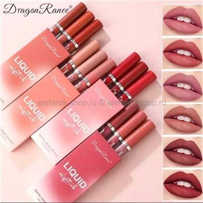 Набор блесков для губ Dragon Rance Matte Liquid Lipstick #C (106)