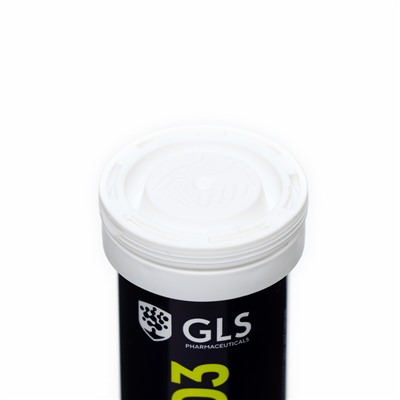 Витамин D3 без сахара GLS со вкусом мультифрукта, 20 шипучих таблеток массой 3,8 г