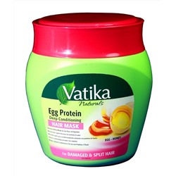 Маска для интенсивного питания волос с яичным протеином - Dabur Vatika Egg Protein, 500 мл