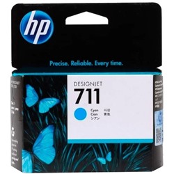 Картридж струйный HP №711 CZ130A голубой для HP DJ T120/T520 (29мл)